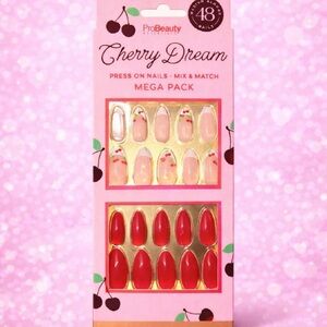 Cherry Dream Press On Nails Mega Pack